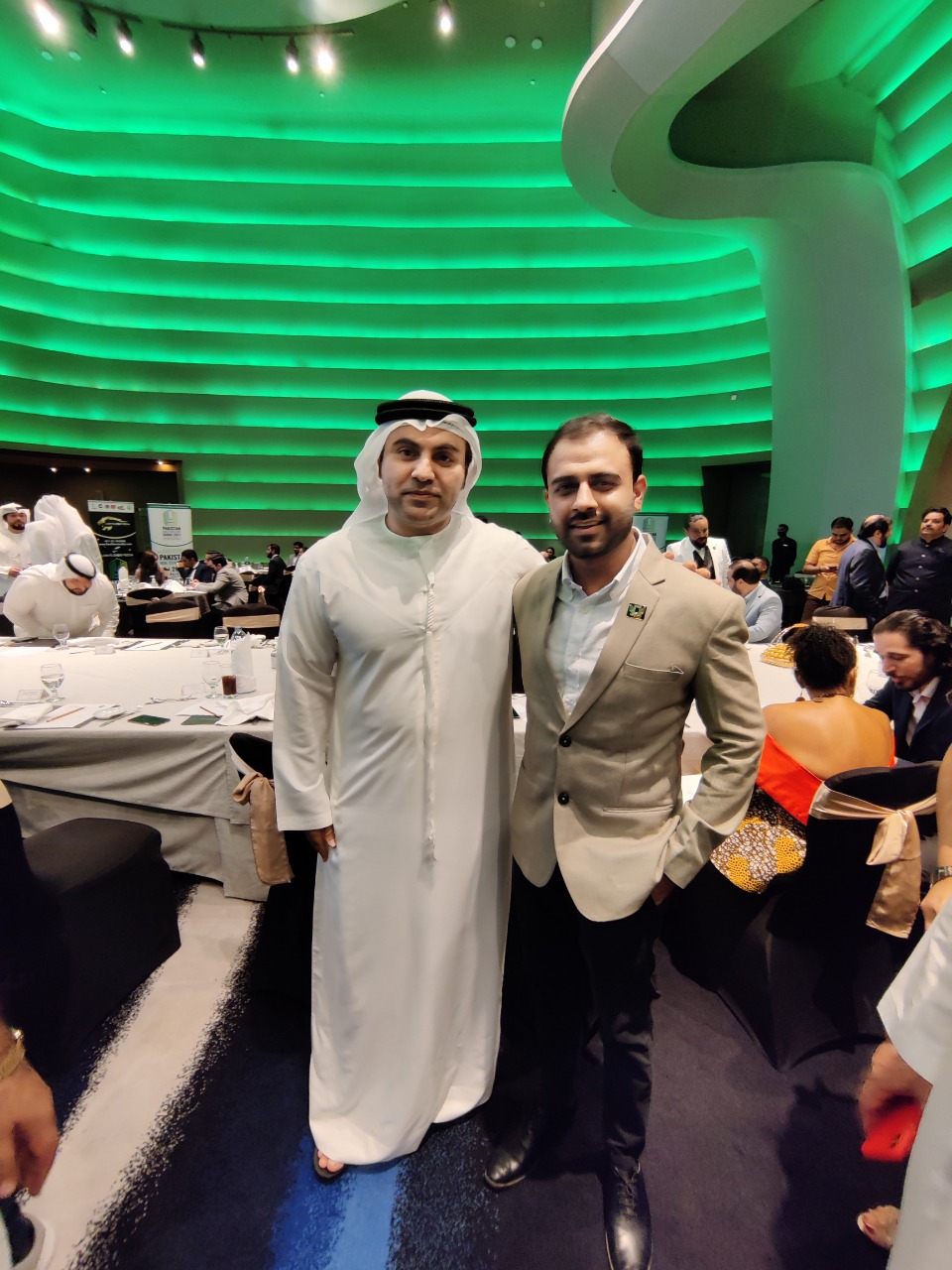 At event with Chairman BU Abdullah in Dubai